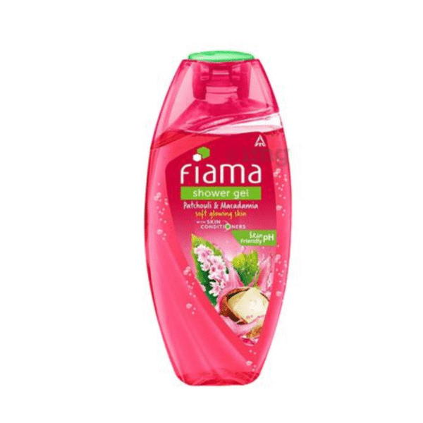 Fiama Shower Gel Patchouli And Macadamia, Body Wash With Skin Conditioners For Soft Glowing Skin-250ml Bottle