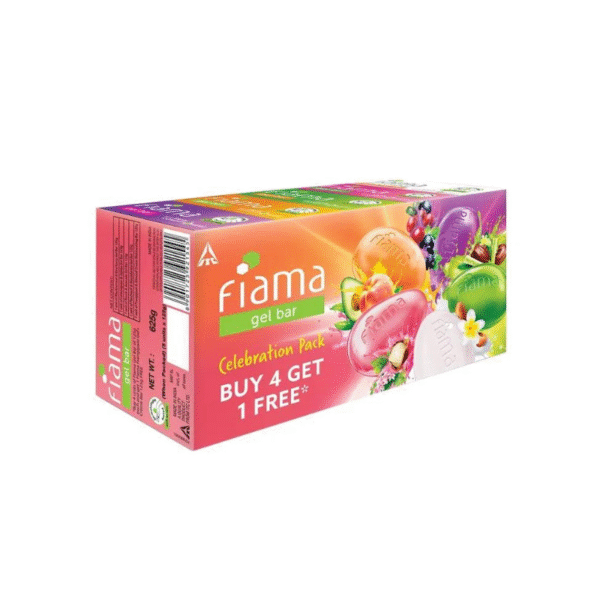 FIAMA GEL BAR Buy 4 get 1 Free SOAP INDIAN