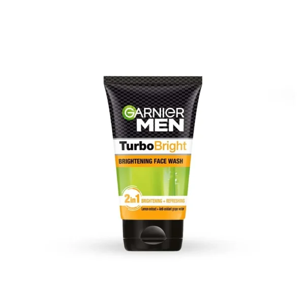 Garnier Men Turbo Bright Brightening Face Wash (50gm)