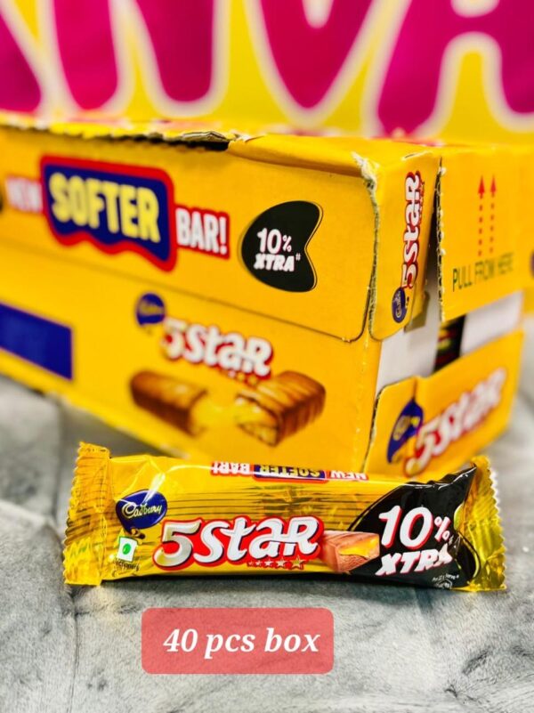 Cadbry 5 Star Chocolate Bar (Indian) 1box = 40pcs