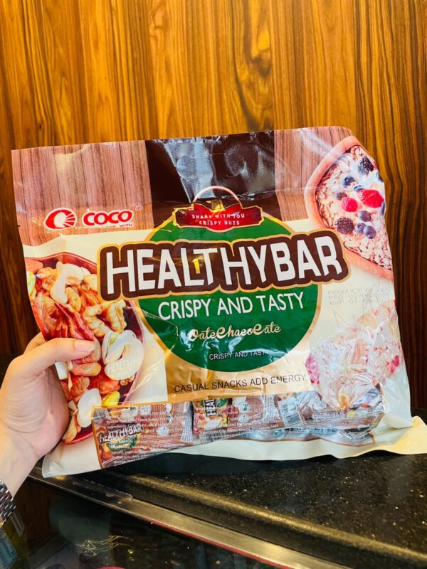 Coco Healthy Bar Crispy And Tasty oat Chocolate Bar Poly 400g