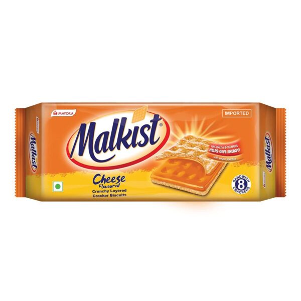 Malkist Cheese Flavored Cracker Biscuits,144g indian