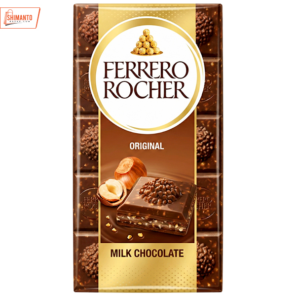 Ferrero Rocher Original Milk Chocolate 90g