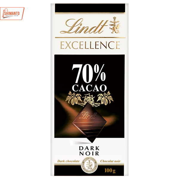 Lindt Excellence 70% Cocoa Dark Chocolate 100gm