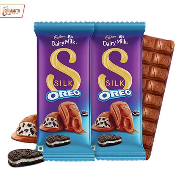 adbury Dairy Milk Silk Oreo Chocolate Bar (60g, 2 pcs)