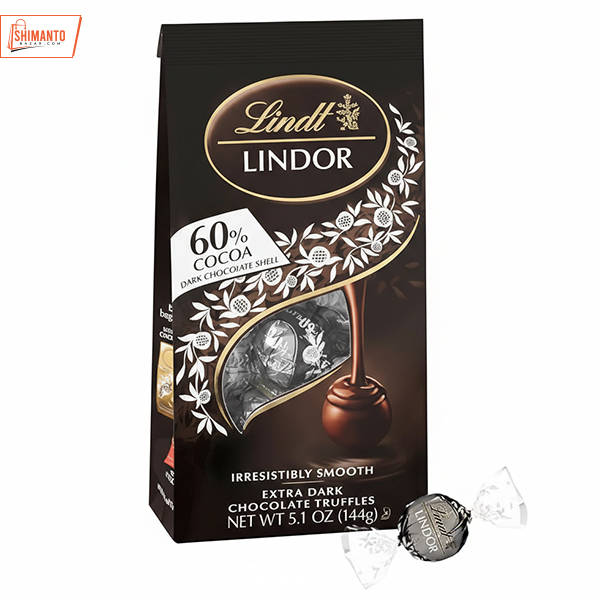 Lindt LINDOR 60% Extra Dark Chocolate Truffles 200g