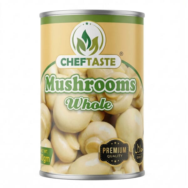 Cheftaste Mushrooms Whole 425g – Canned Mushrooms