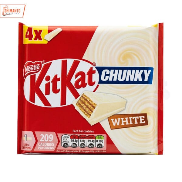KitKat Chunky White (4 Pack) UK Price in Bangladesh